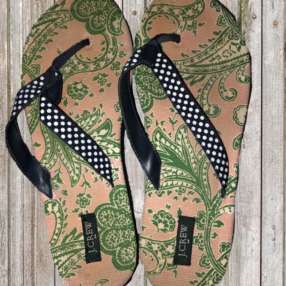 J.  Crew flip flops